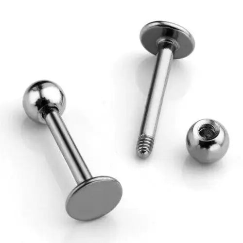 16G Steel Ball Tragus Labret - Piecing Jewelry
