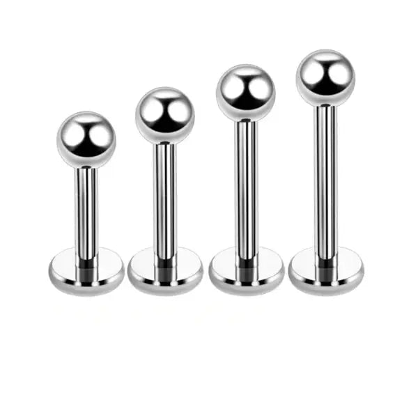 16G Steel Ball Tragus Labret - Piecing Jewelry