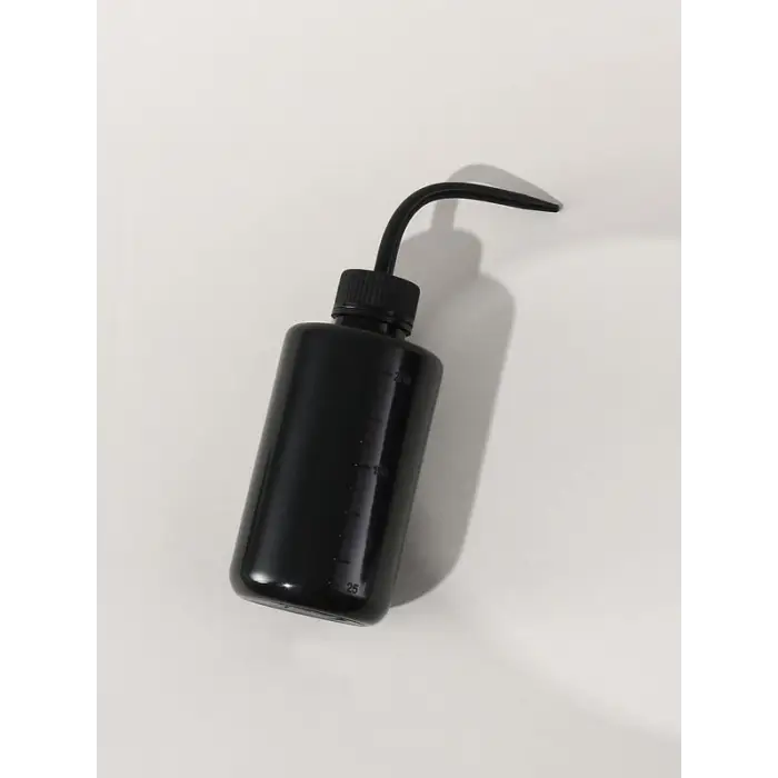8 Ounce Squeeze Bottle - Black - Soaps & Disinfectants