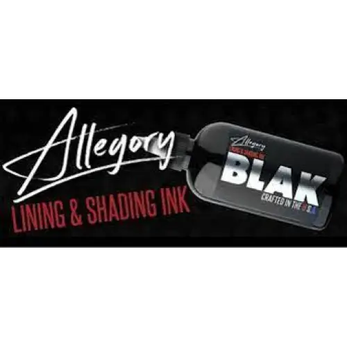 Allegory Premium Tattoo Ink — Blak — 8oz Bottle - Tattoo Ink