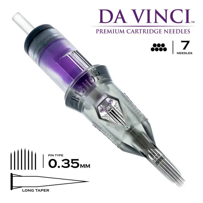 Bishop Da Vinci V2 Cartridge Curved Magnum Shader 20/Box - 7