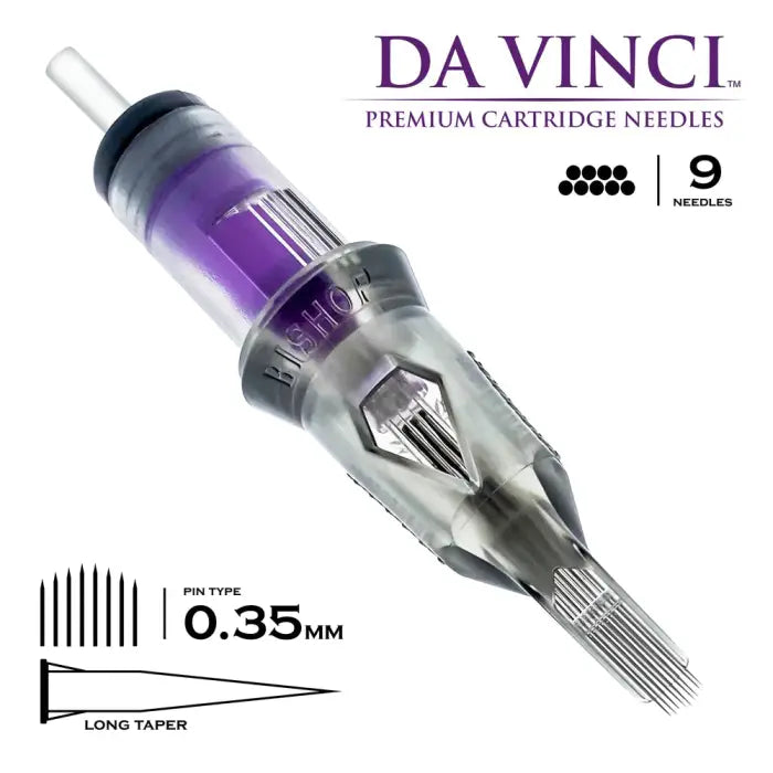 Bishop Da Vinci V2 Cartridge Curved Magnum Shader 20/Box -