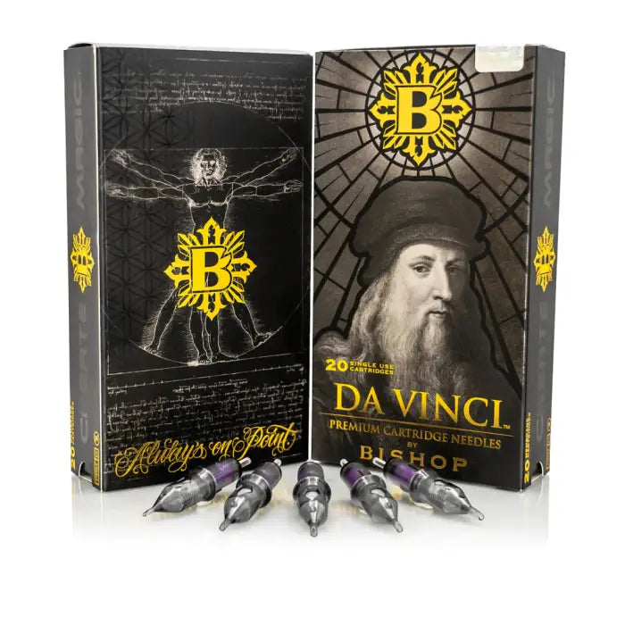 Bishop Da Vinci V2 Cartridge Liners 20/Box - Tattoo