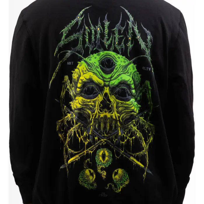 Creep Badge Pullover: BLACK / L