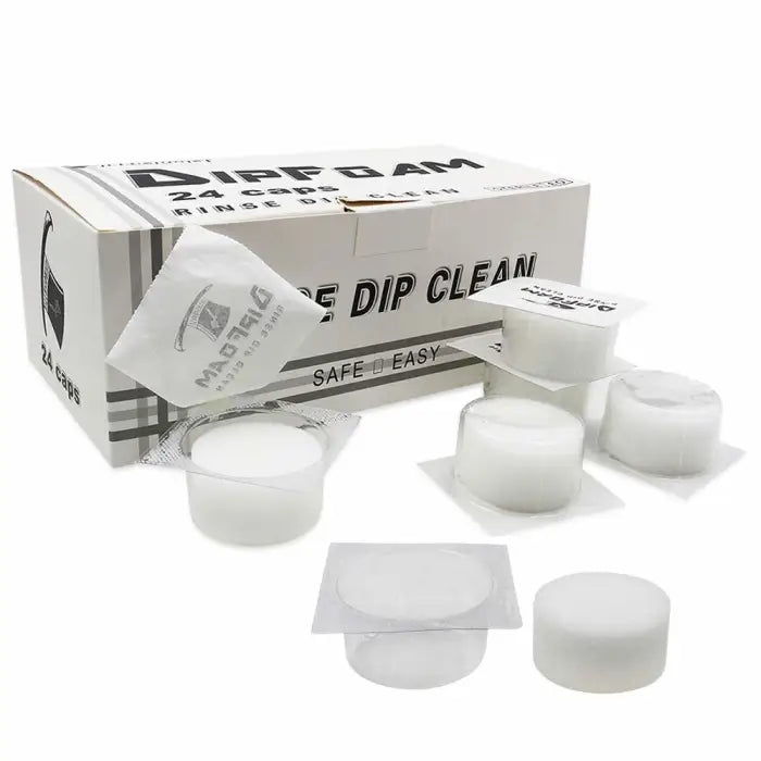 Disposable Tattoo Dip Foam Needle Cleaning Cup - Stencil