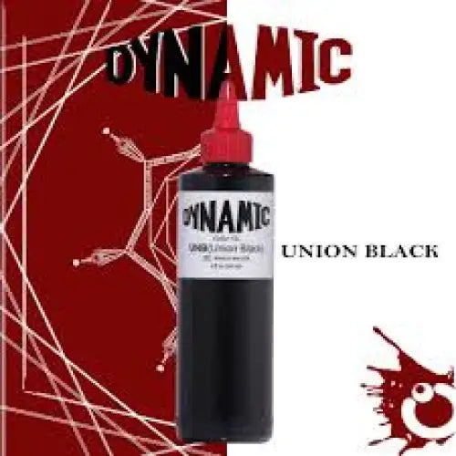 Dynamic Union Black - 8oz - Tattoo Ink