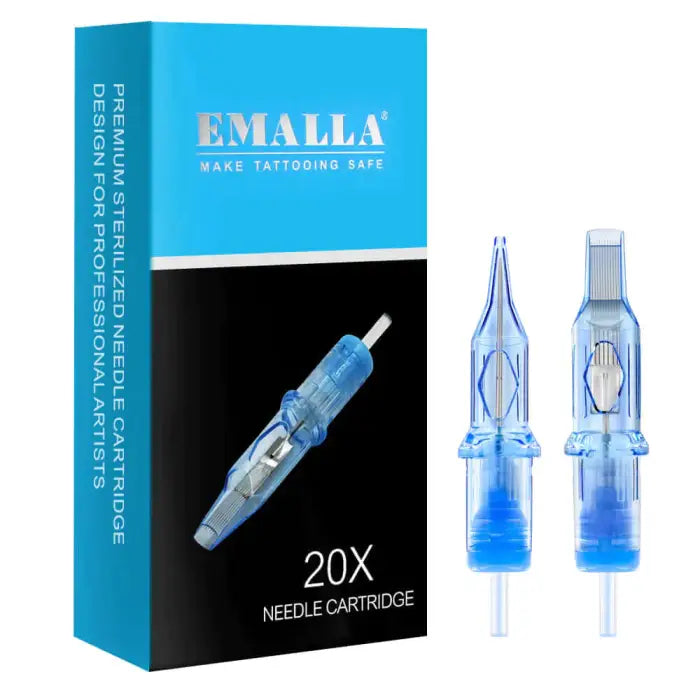Emalla Curved Magnum Tattoo Cartridge Needles 20 Count Box -