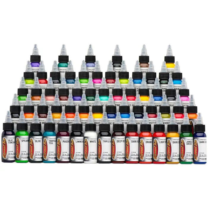 Sample Color Set of 12 - 1oz Bottles - Eternal Tattoo Ink