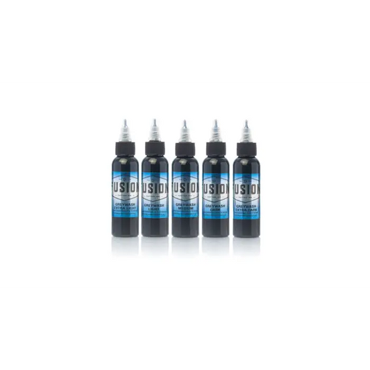 Fusion Ink Greywash Set - 5 Pack - Tattoo Ink