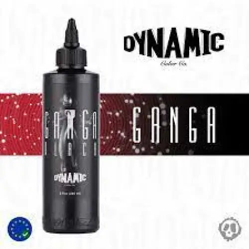 Ganga Black Tattoo Ink by Dynamic- 8 oz. Bottle - Tattoo Ink