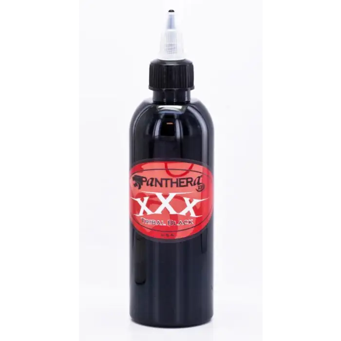 Panthera XXX Tribal Black Tattoo Ink – 5oz Bottle - Tattoo