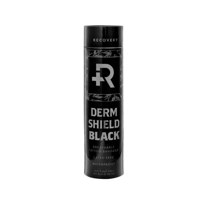 Recovery Derm Shield — 10 x 8 Yard Roll — Black - Aftercare