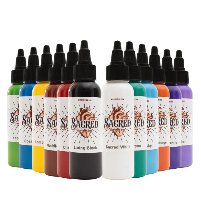 Sacred Tattoo Ink Primary Color Set - Tattoo Ink
