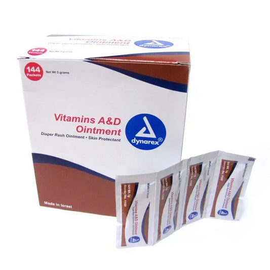 A&D Ointment - 5gram Foil Pack- 144 Per Box - Aftercare &