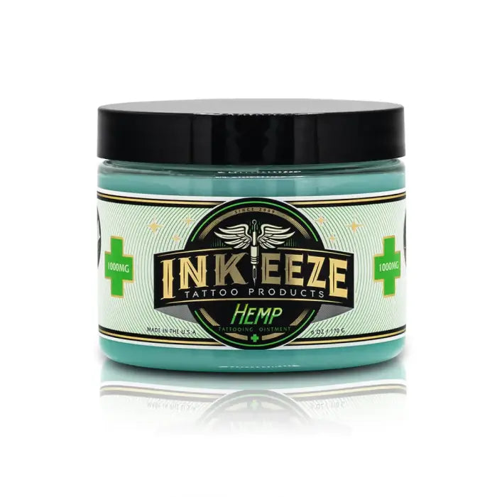 INK-EEZE Hemp Tattoo Ointment 6oz - Aftercare & Numbing