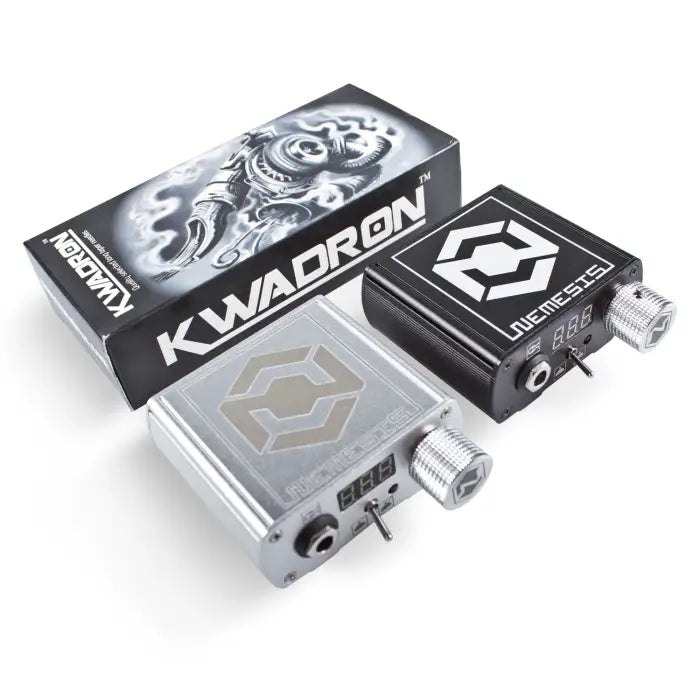 Nemesis Professional Tattoo Power Supply in Black by Kwadron