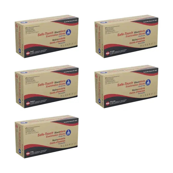 Safe Touch BlackNitrile Gloves