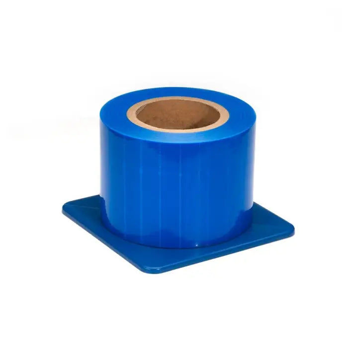 Saferly Blue Medical Barrier Film in Dispenser Box — 4” x 6”