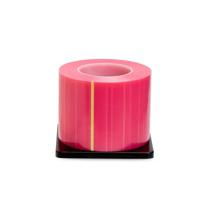 Saferly Pink Medical Barrier Film in Dispenser Box — 4” x 6”