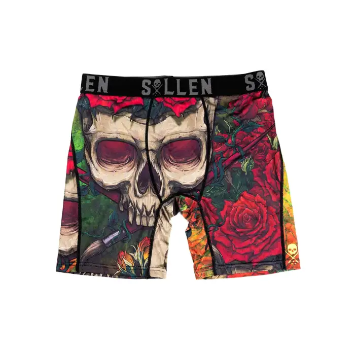Sullen Clothing Badge Roses Boxers - Extra Large - Boxers